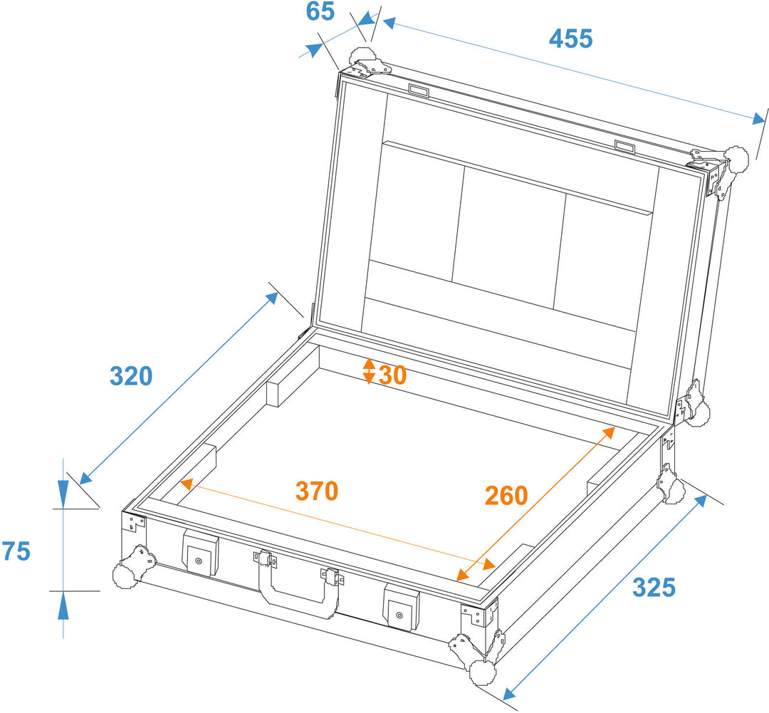 ROADINGER Laptop Case LC-15 máximo 370x255x30mm