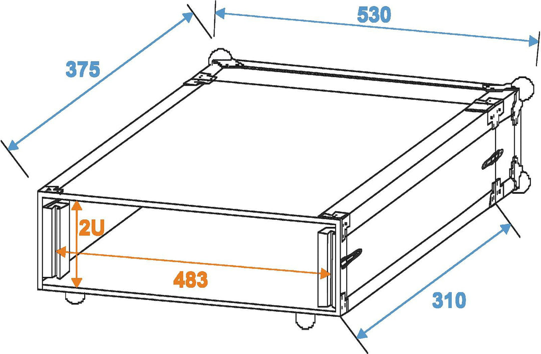 Flightcase para sistemas de Micrófonos inalámbricos