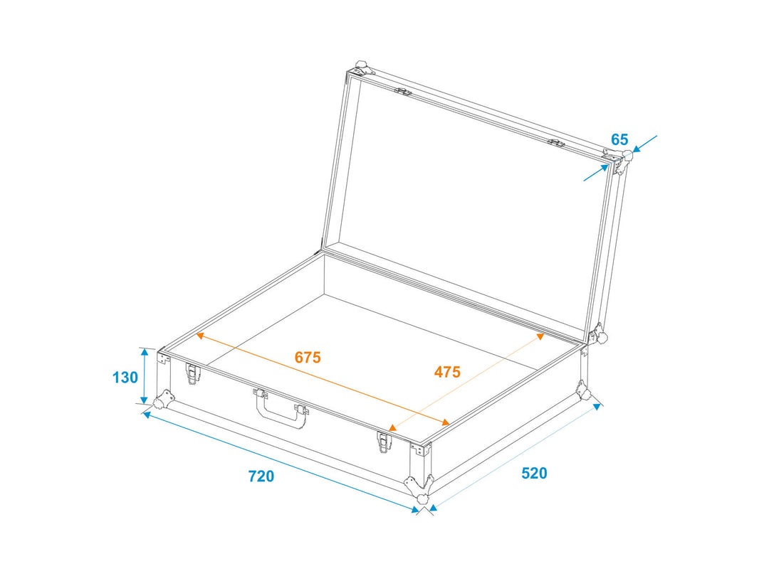 Estuche universal ROADINGER Pick 70x50x17cm