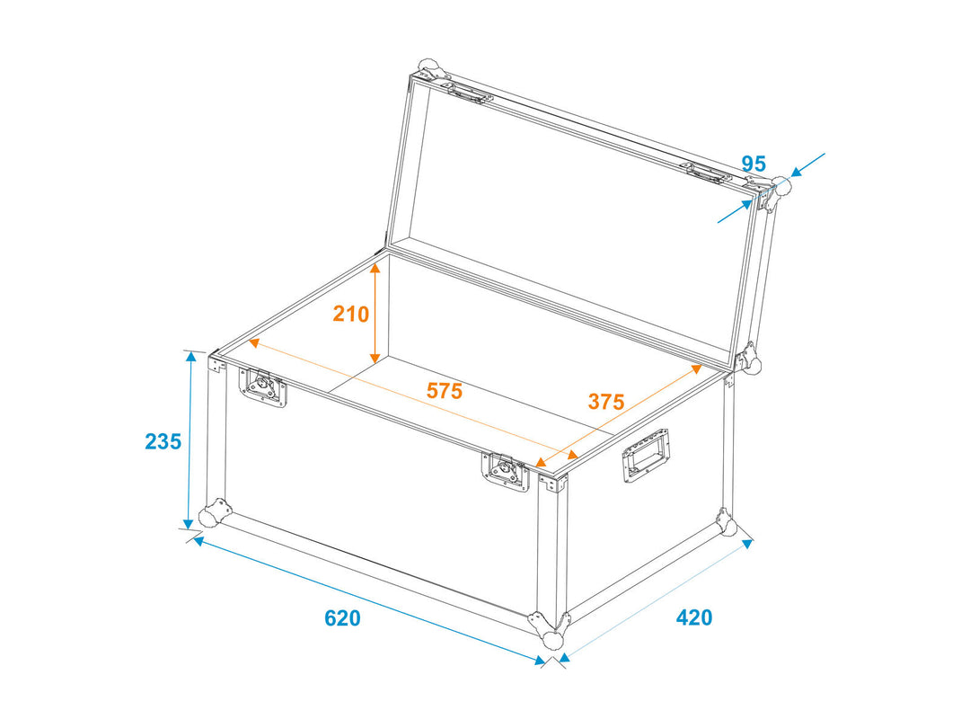 ROADINGER case de transporte universal 60x40x30cm