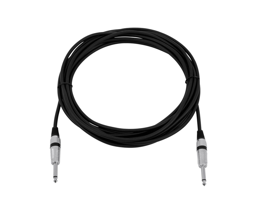 Cable Jack OMNITRONIC 6.3 mono 6m bk ROAD