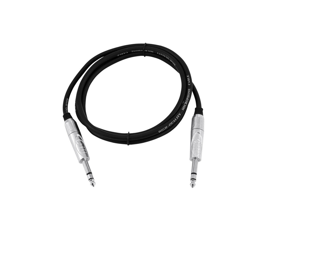 OMNITRONIC Cable Jack 6.3 estéreo 1m bk ROAD