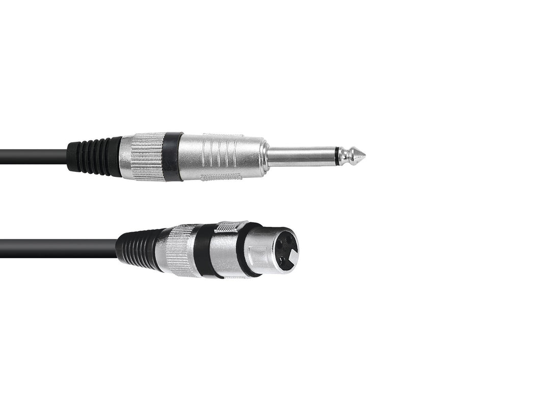 OMNITRONIC Cable adaptador XLR(F)/Jack mono 0.9m bk