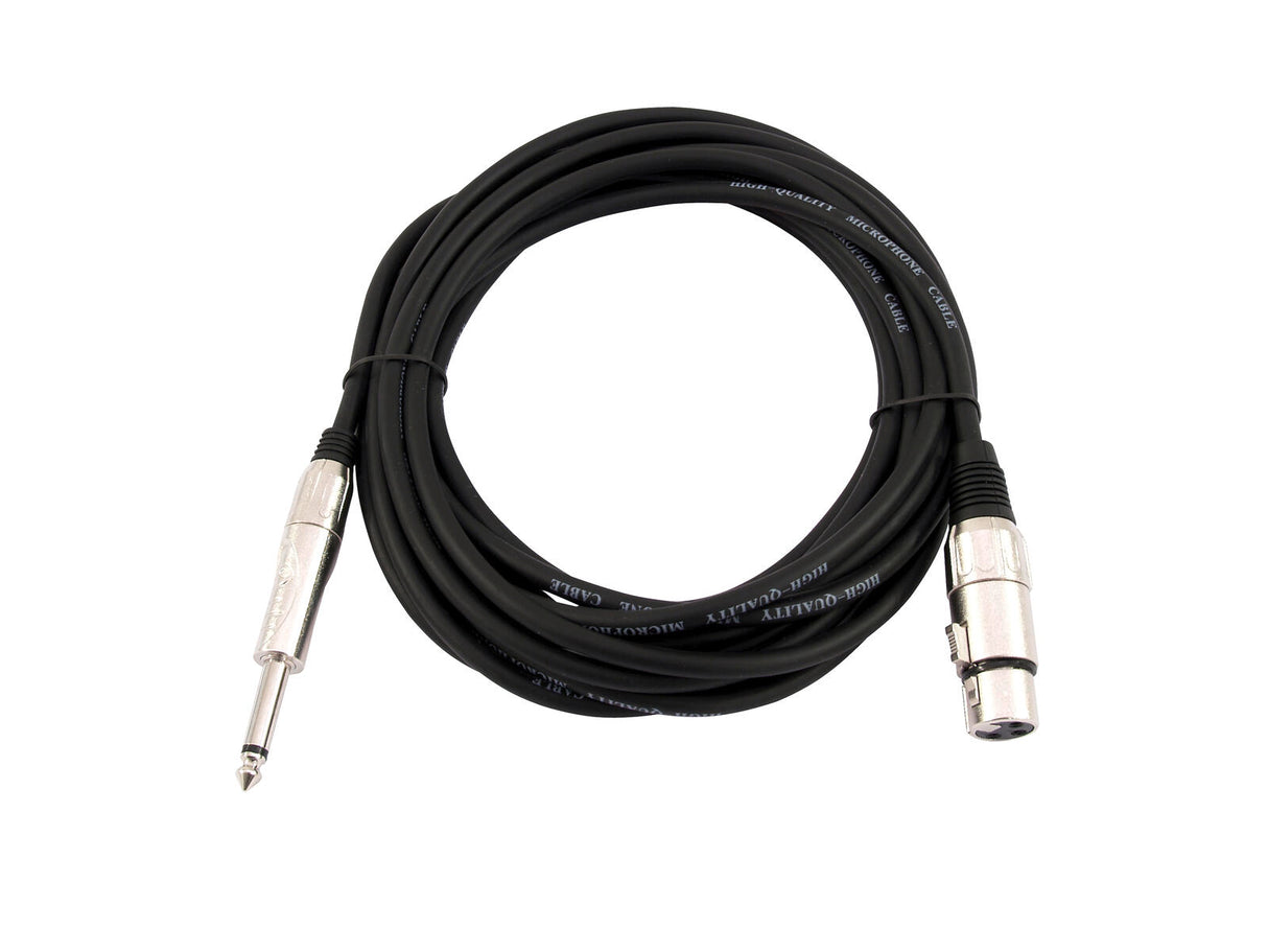 OMNITRONIC Adapter Cable XLR(F)/Jack mono 2m bk