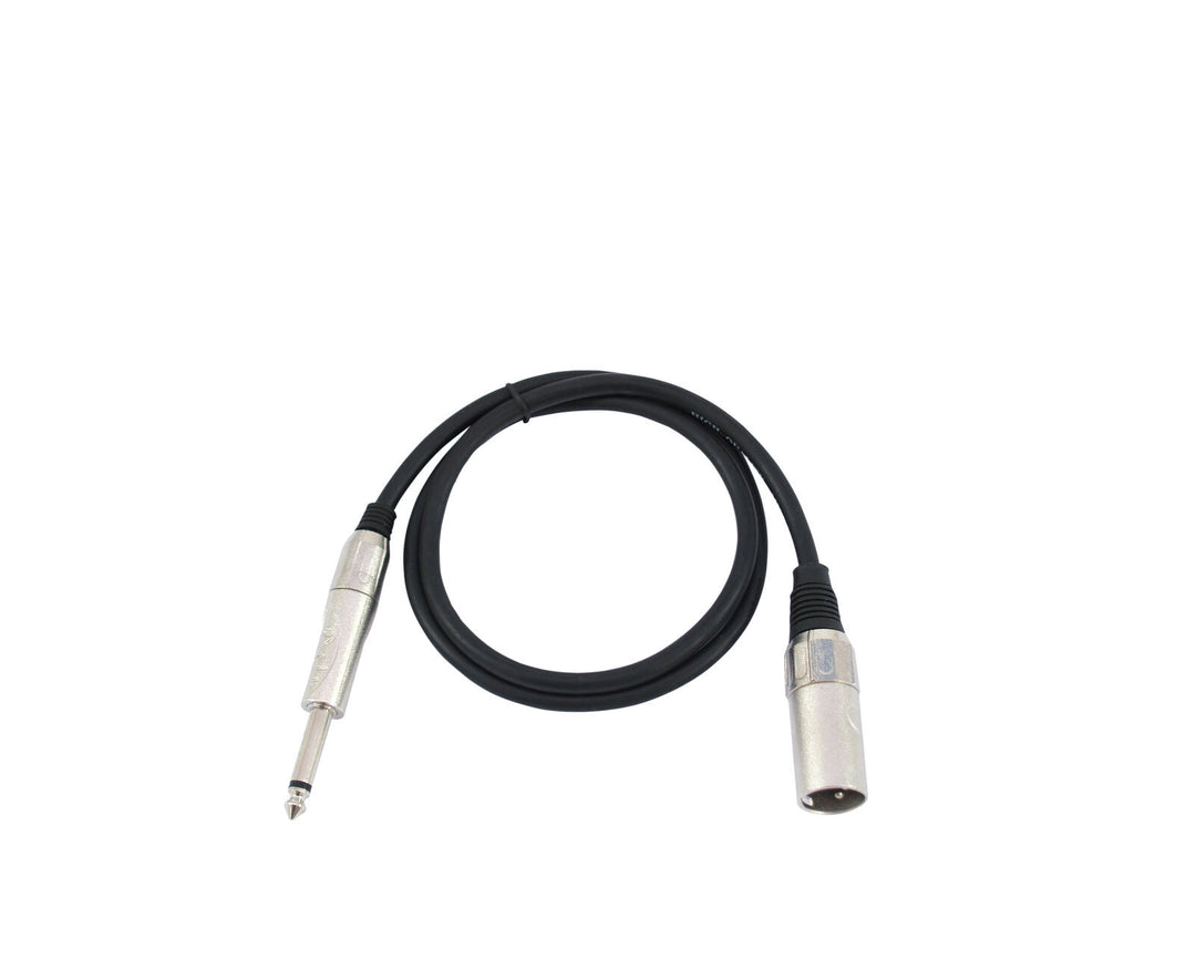 OMNITRONIC Cable adaptador XLR(M)/Jack mono 0.9m bk