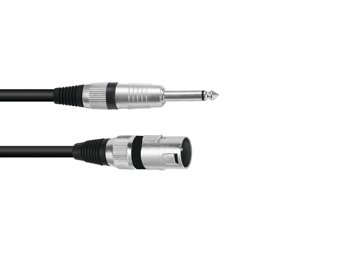OMNITRONIC Cable adaptador XLR(M)/Jack mono 10m bk