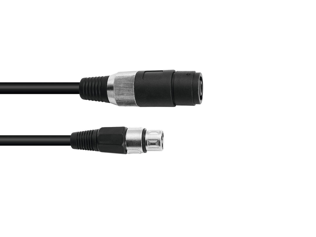 OMNITRONIC Cable adaptador altavoz(F)/XLR(F) 1m bk