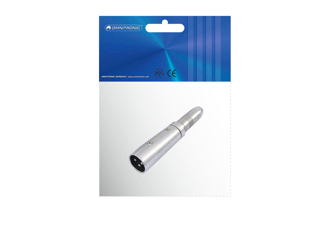 OMNITRONIC Adaptador XLR(M)/Jack(F) mono