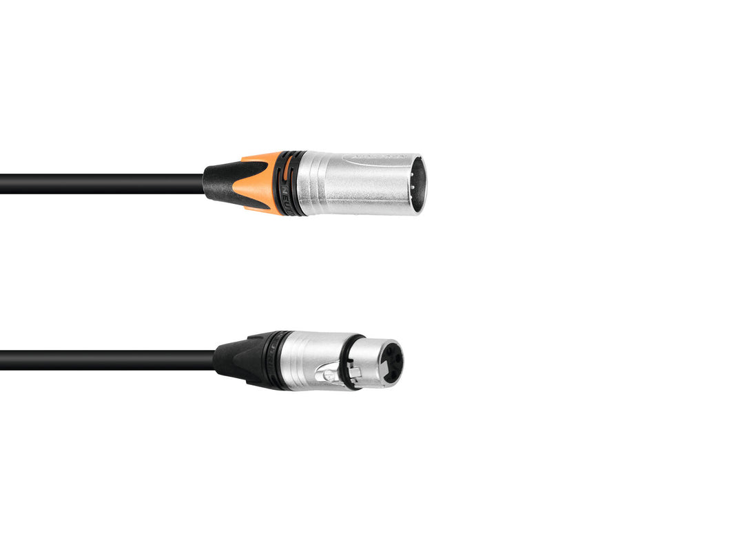PSSO cable adaptador DMX XLR de 5 pines/3 pines 0.3m bk