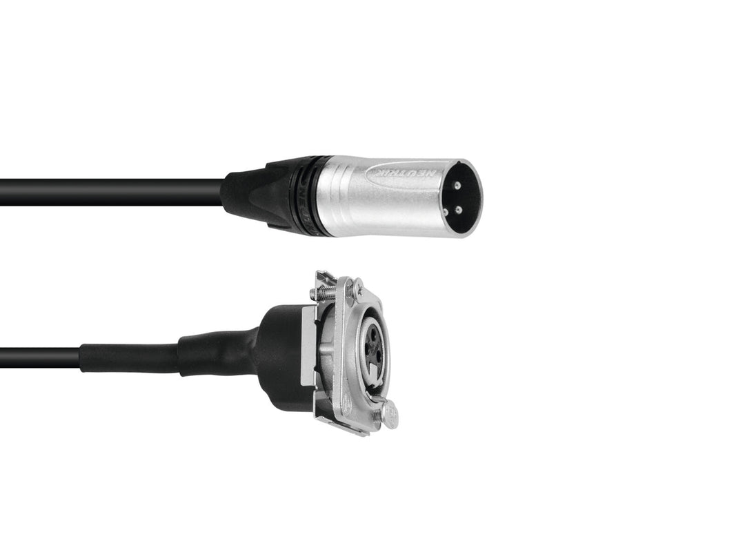 PSSO Cable de conexión XLR(M)/XLR(F) S 1m bk