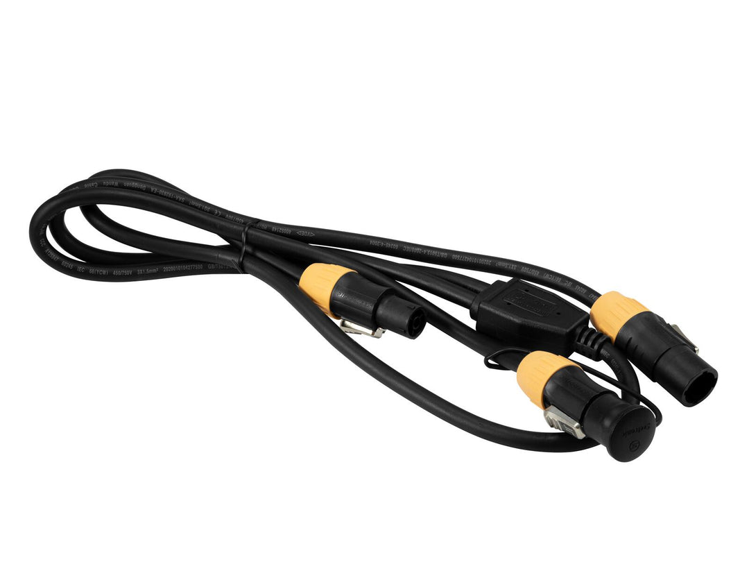 Cable adaptador EUROLITE IP T-Con(m)/2xT-Con(f)