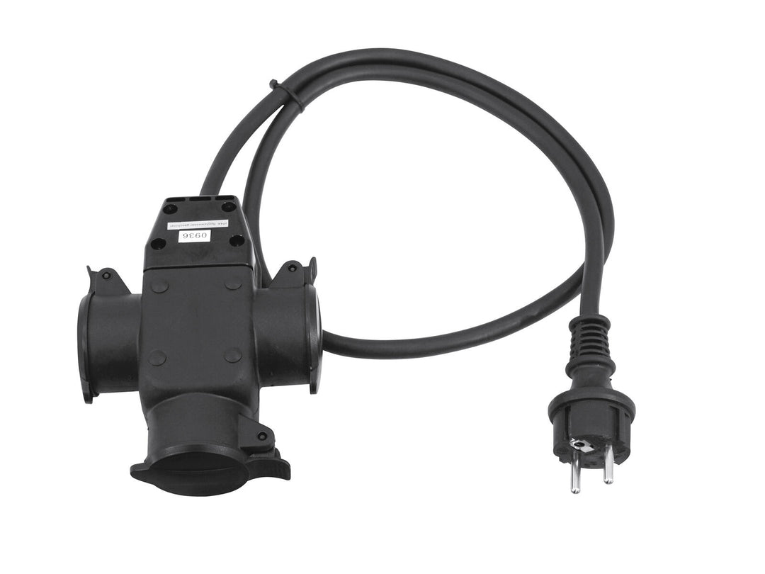 EUROLITE Alargador 3x1.5 1m triple