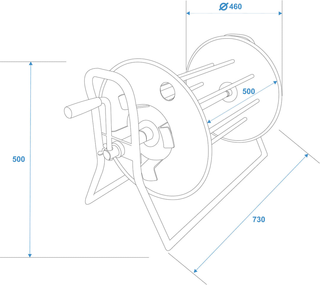 Tambor de cable SCHILL SK4602.RM A=460/C=500