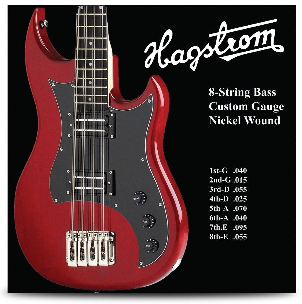 Set de 8 cuerdas Hagstrom