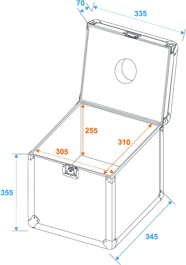 Eurolite Flightcase para Bola de Espejos (30cm)