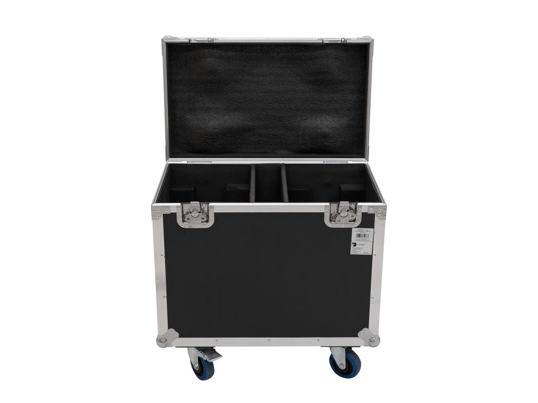 Flightcase ROADINGER para 2x TMH-H380 con ruedas