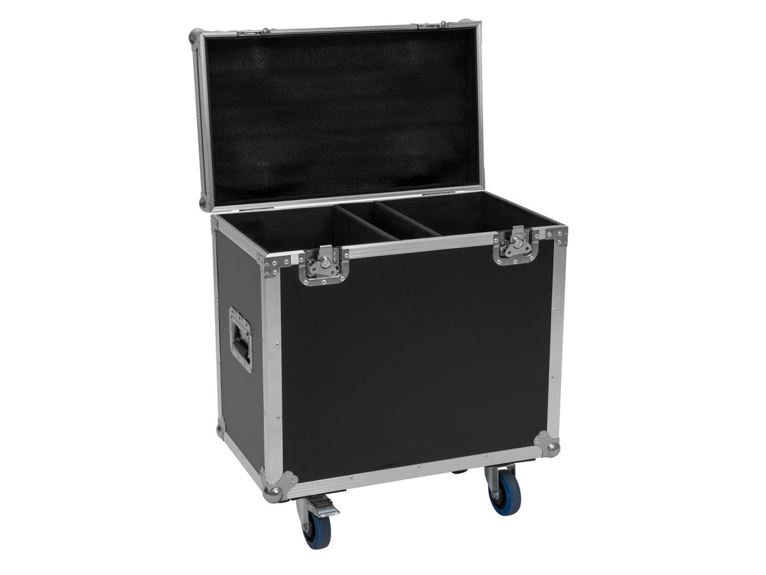 ROADINGER Flightcase 2x IP TMH-H420 con ruedas