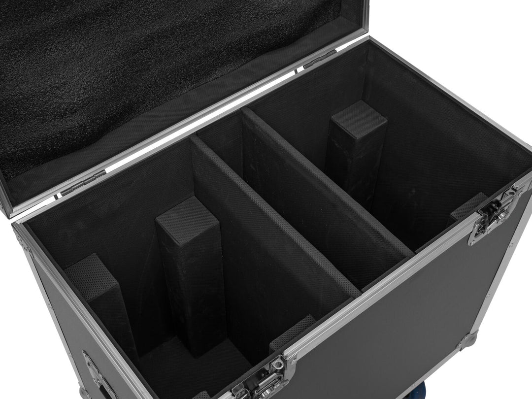 ROADINGER Flightcase 2x IP TMH-H420 con ruedas