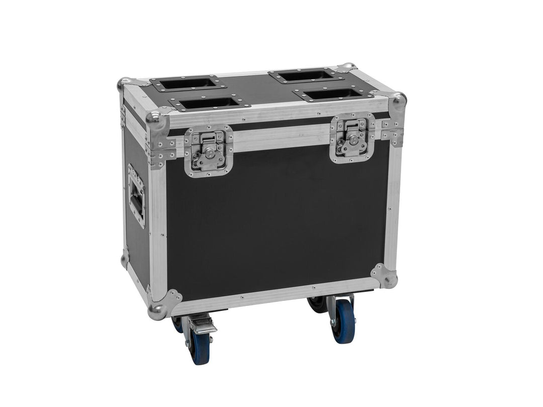 ROADINGER Flightcase 2x TMH-B120 con ruedas