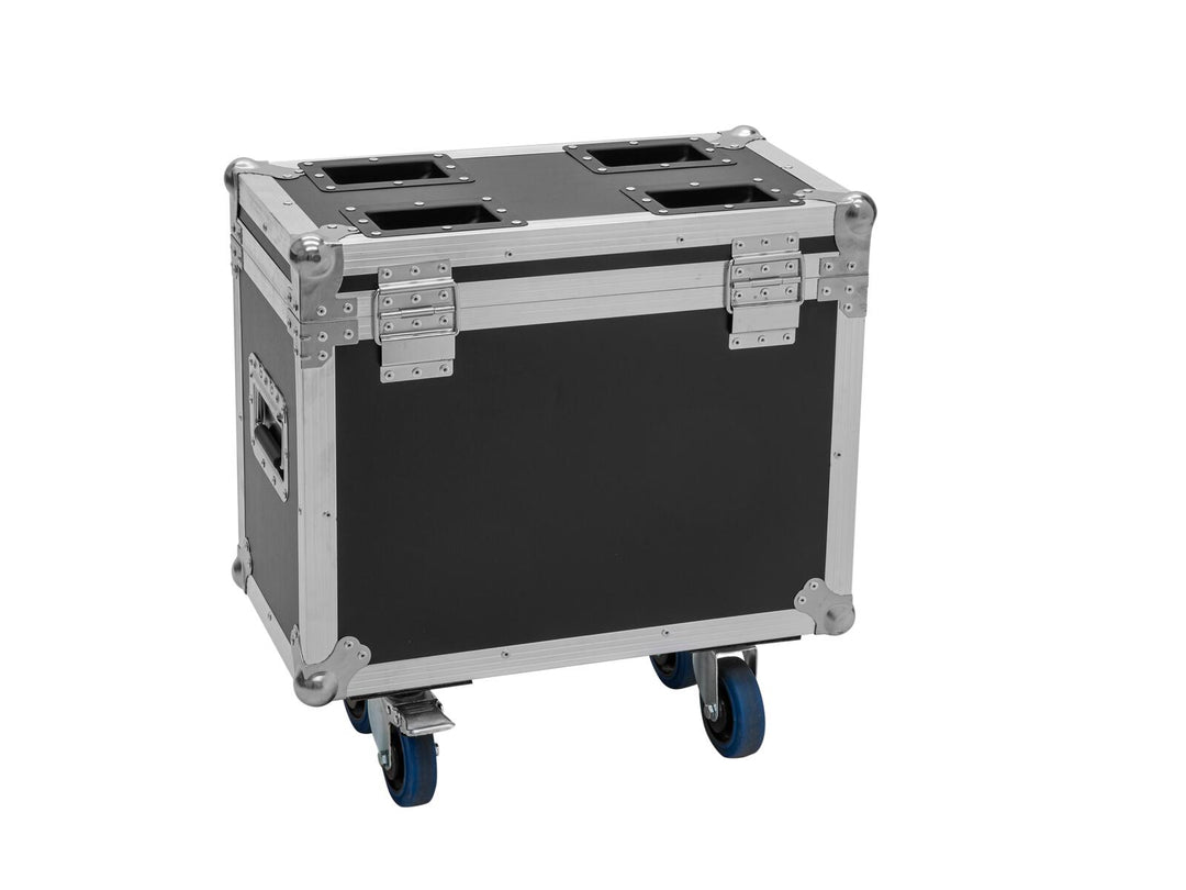 ROADINGER Flightcase 2x TMH-B120 con ruedas