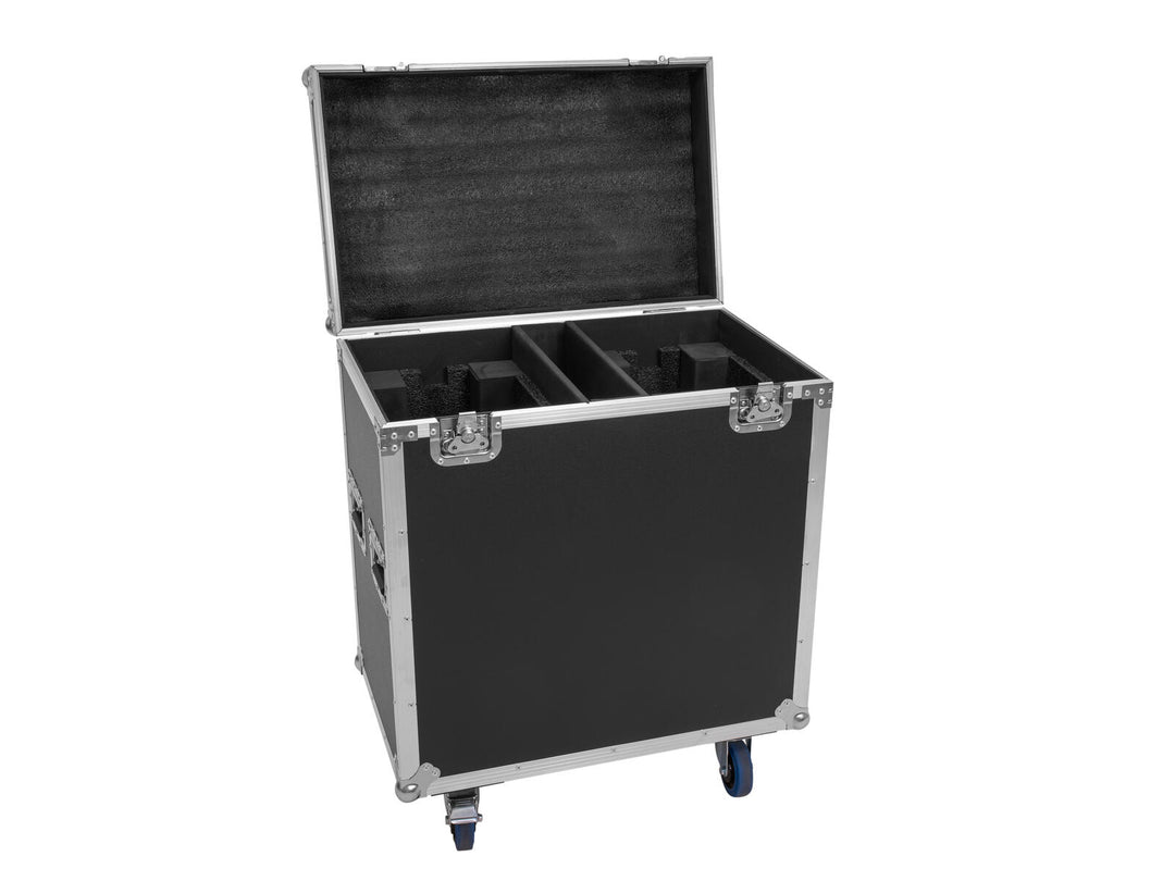 ROADINGER Flightcase 2x TMH-S400 con ruedas