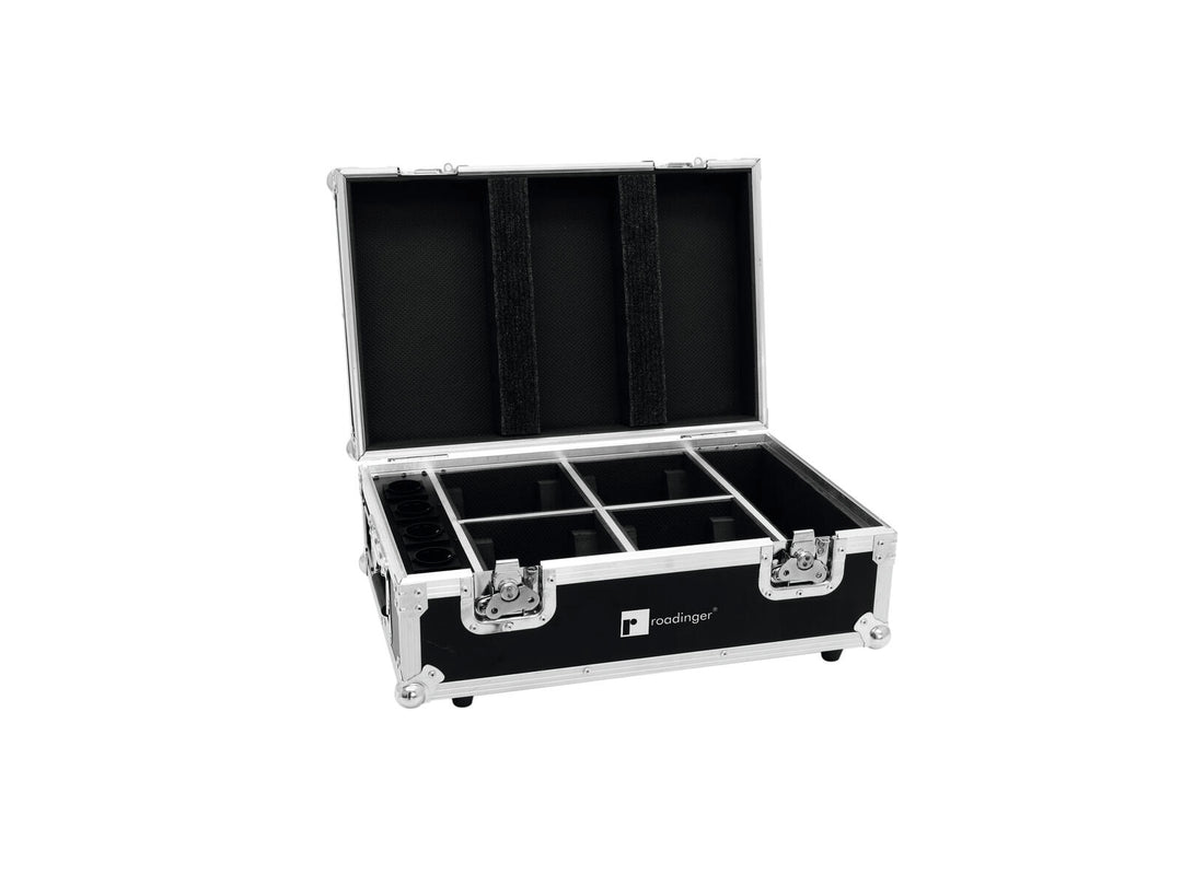 EUROLITE Set 4x AKKU TL-3 TCL blanco + case con función de carga
