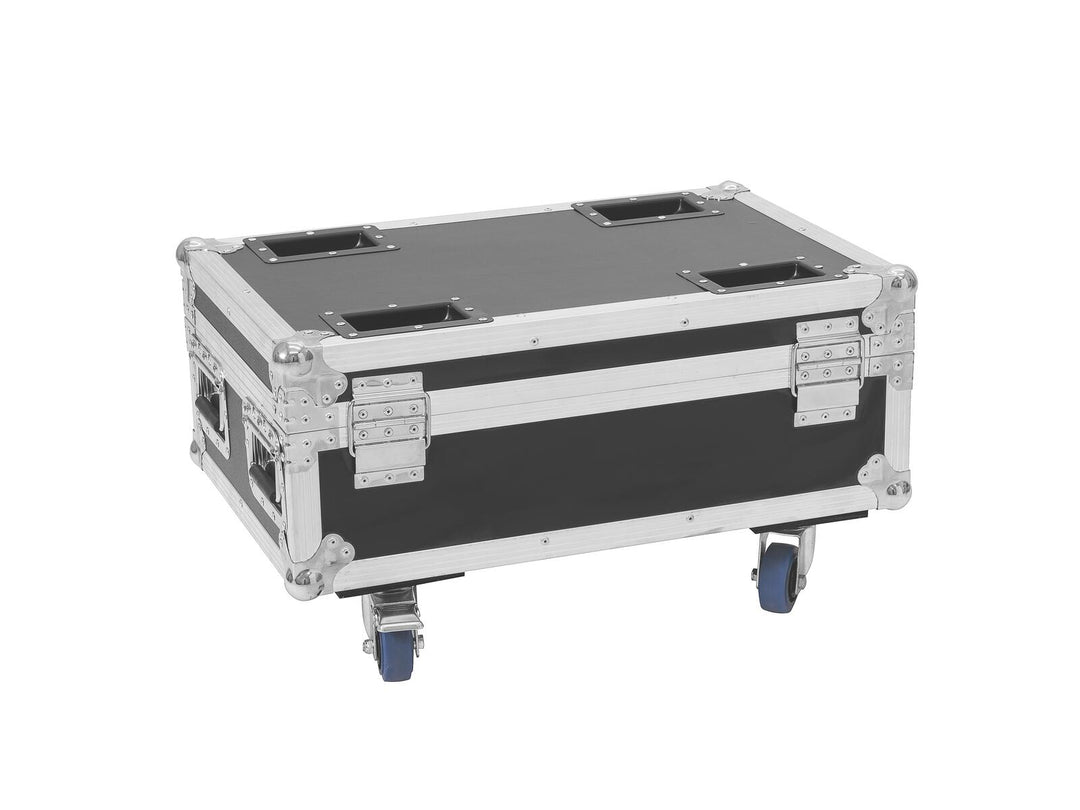 Flightcase ROADINGER 4x AKKU IP UP-4 Plus HCL Spot WDMX con función de carga