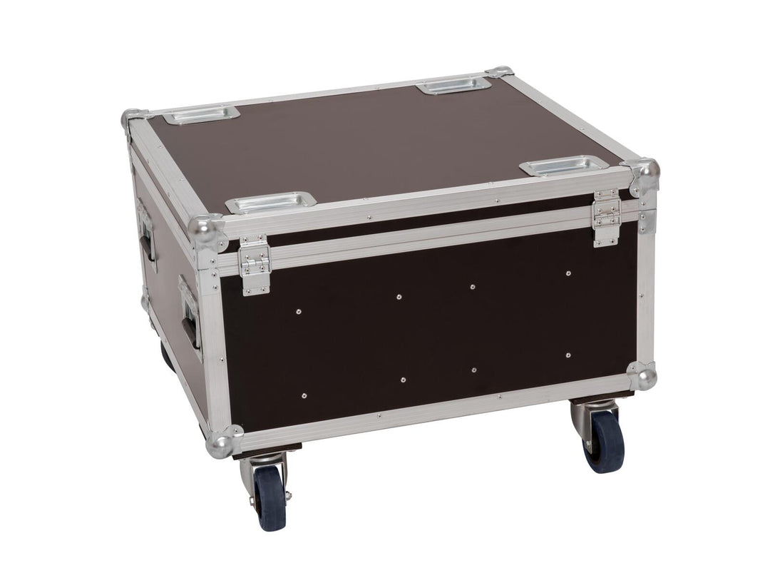 ROADINGER Flightcase 4x LED PLL-480 con ruedas