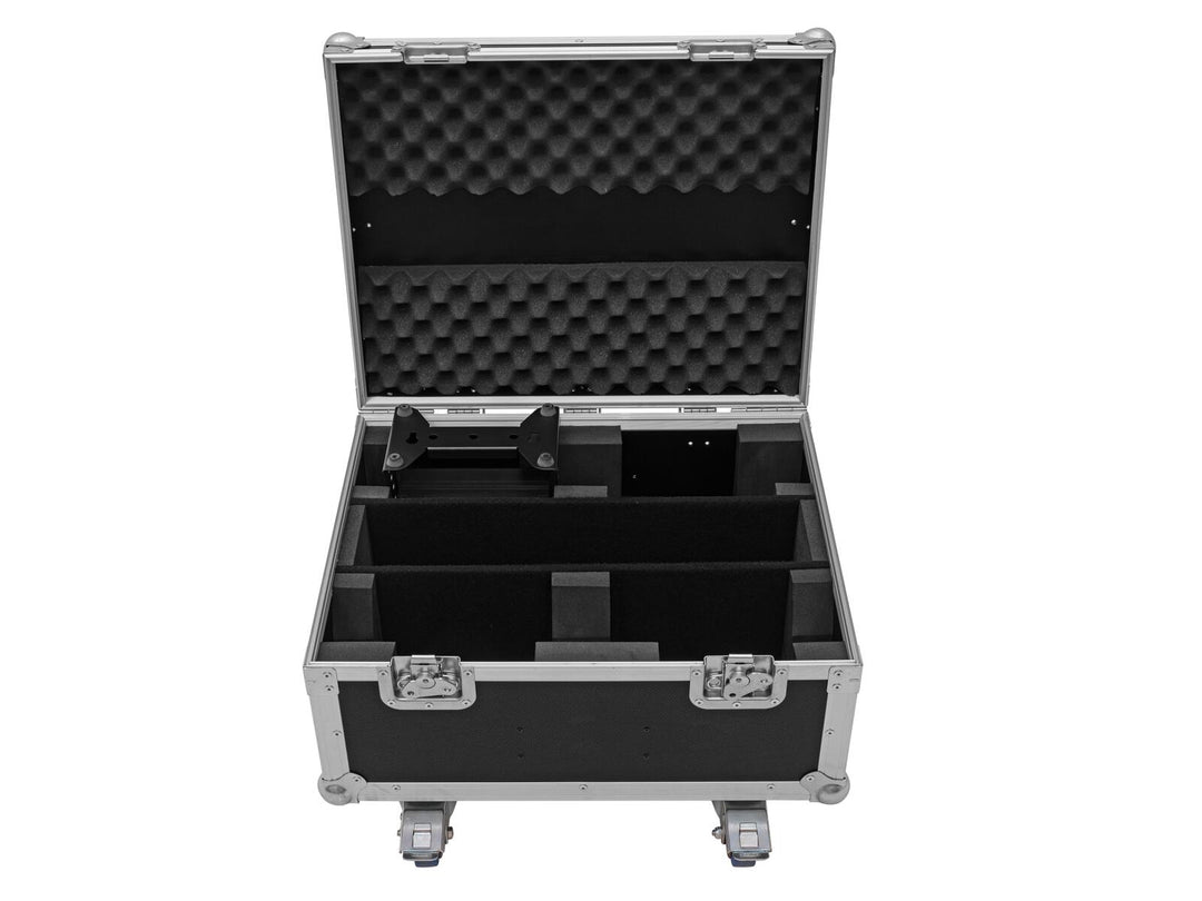 ROADINGER Flightcase para 4x LED CLS-9 QCL RGB/WW 9x7W