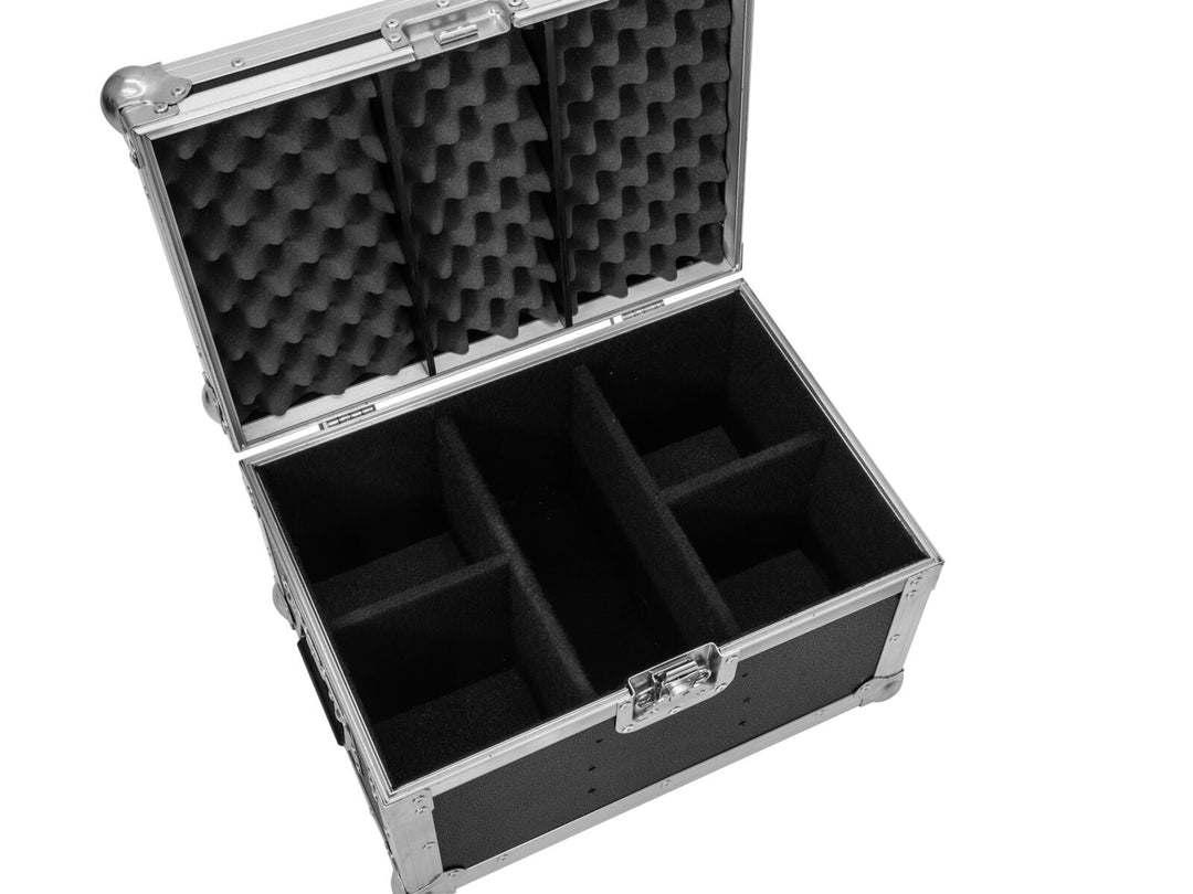 ROADINGER Estuche de transporte 4x SILENT PAR 6 QCL FLOOR