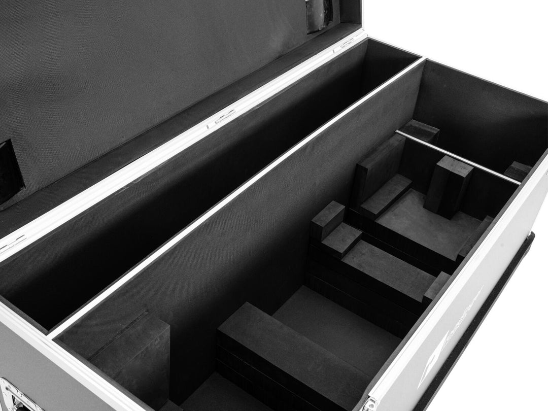 ROADINGER Flightcase para 1x SL-1000 MFZ DMX foco de búsqueda Light con ruedas