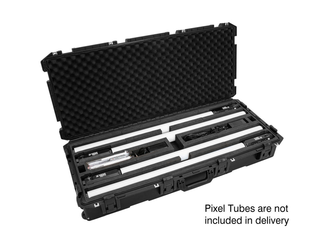 ROADINGER estuche de plástico para 4x AKKU IP Pixel Tube 360° CRMX