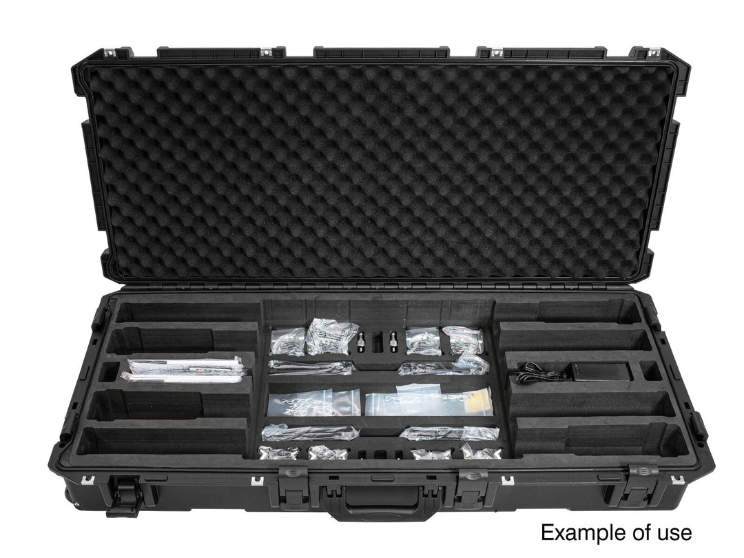 ROADINGER estuche de plástico para 4x AKKU IP Pixel Tube 360° CRMX