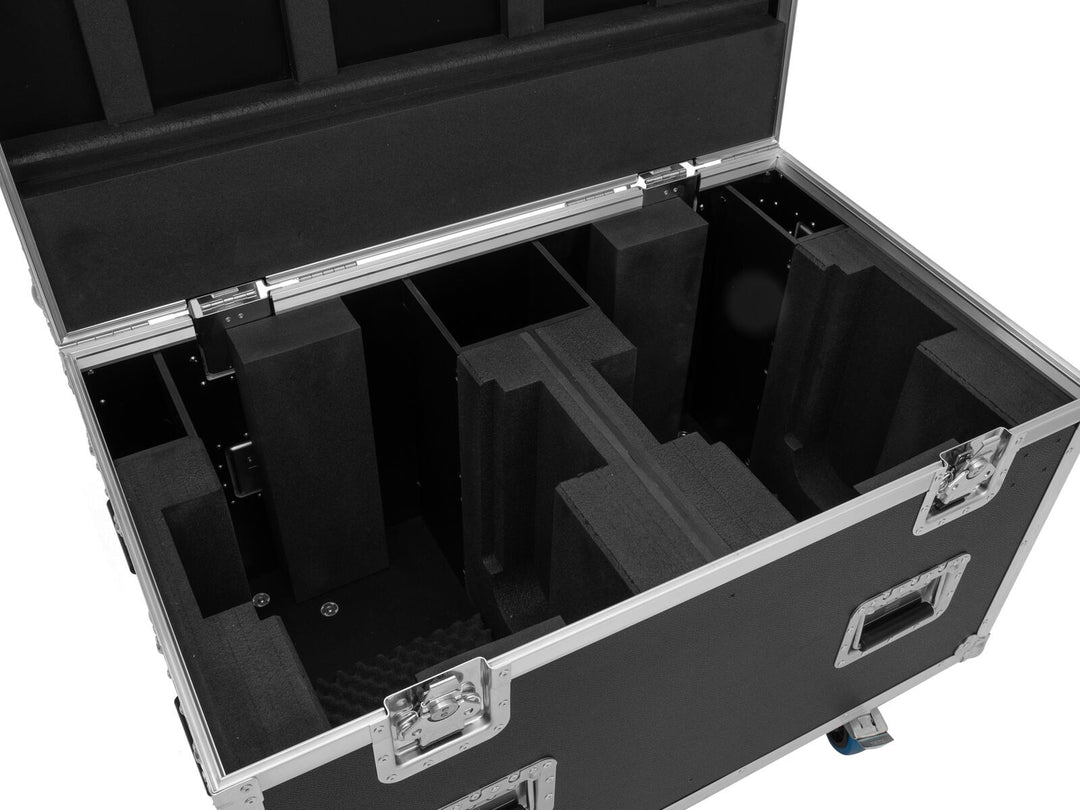 ROADINGER Flightcase Highline 2x DMH-380 con ruedas