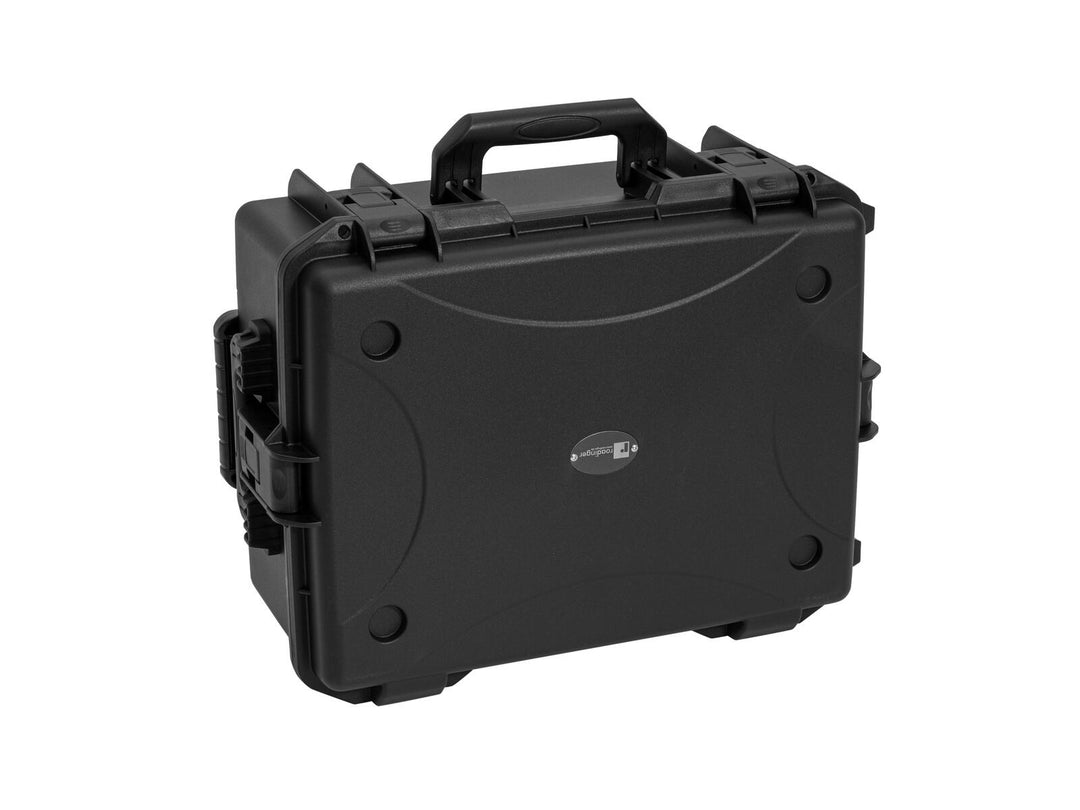 EUROLITE Set 8x AKKU Flat Light 3 bk + estuche de plástico con carrito