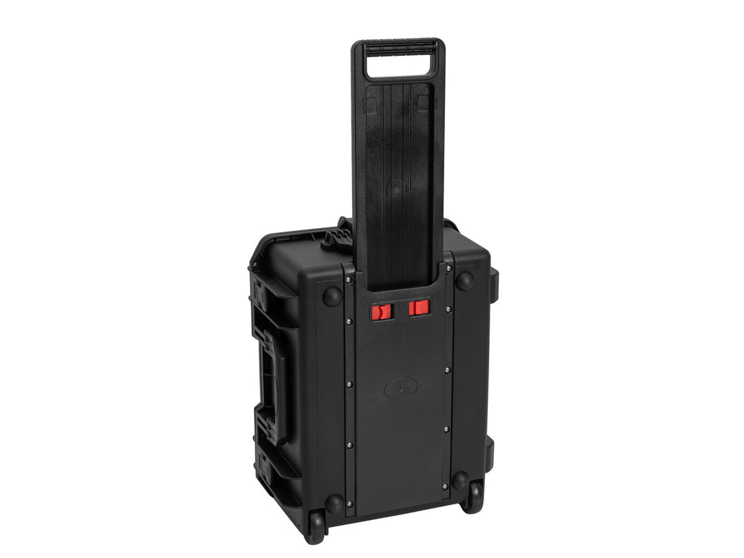 Estuche de plástico ROADINGER para 8x AKKU Flat Light con carrito