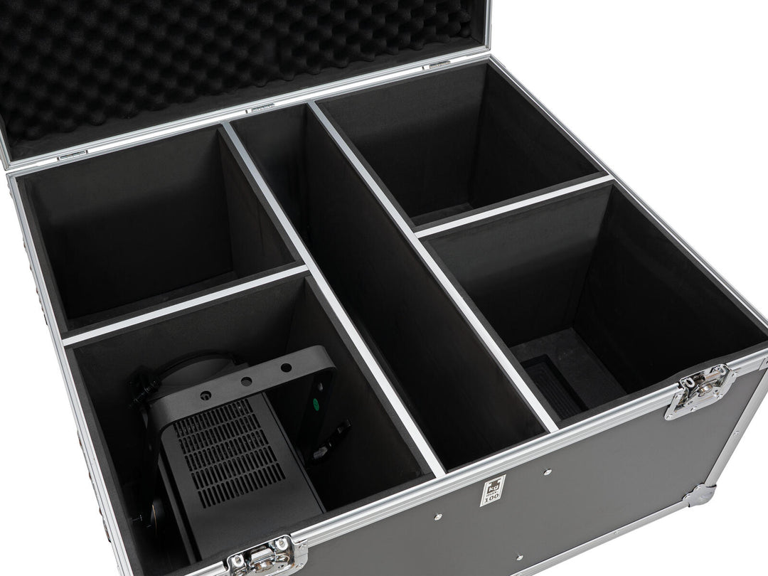 ROADINGER Flightcase 4x THA-100F MK3 con ruedas