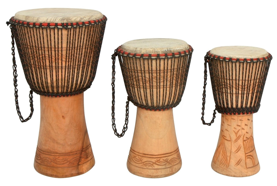 GEWA Djembé - Altura aprox. 63 cm - Ø 32 cm