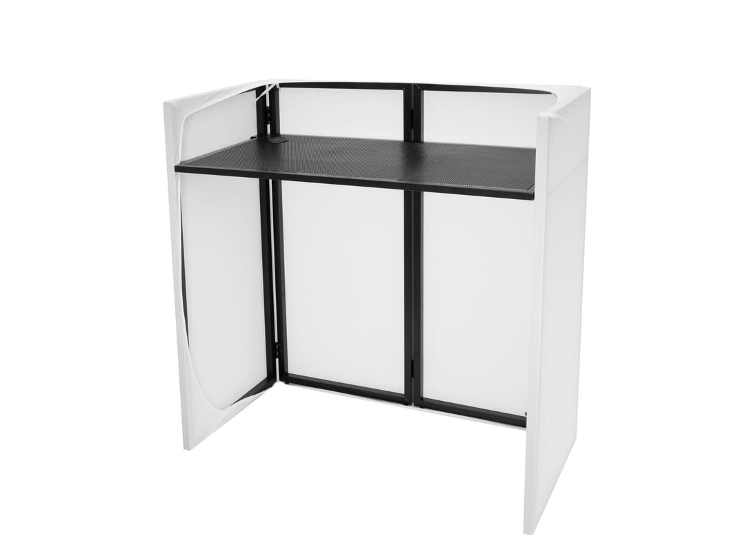 OMNITRONIC Set Soporte móvil compacto para DJ incl. funda + marco de extensión