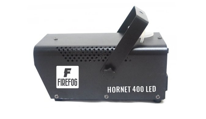 Firefog Hornet 400LED máquina de niebla de 400 W con LED y 2 mandos a distancia, negra