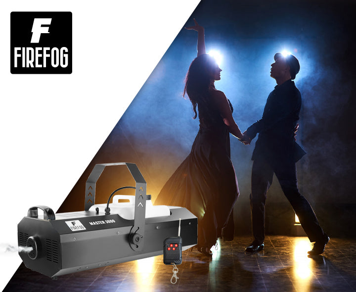 Firefog Master 3000 máquina de niebla de 3000 W con DMX y mando a distancia