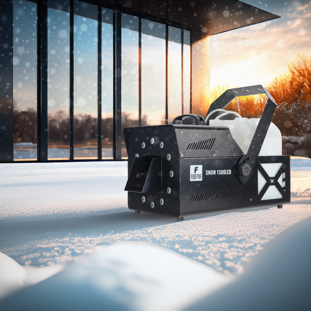 Firefog Snow 1500LED máquinas de nieve 1500 W con RGB LED y DMX