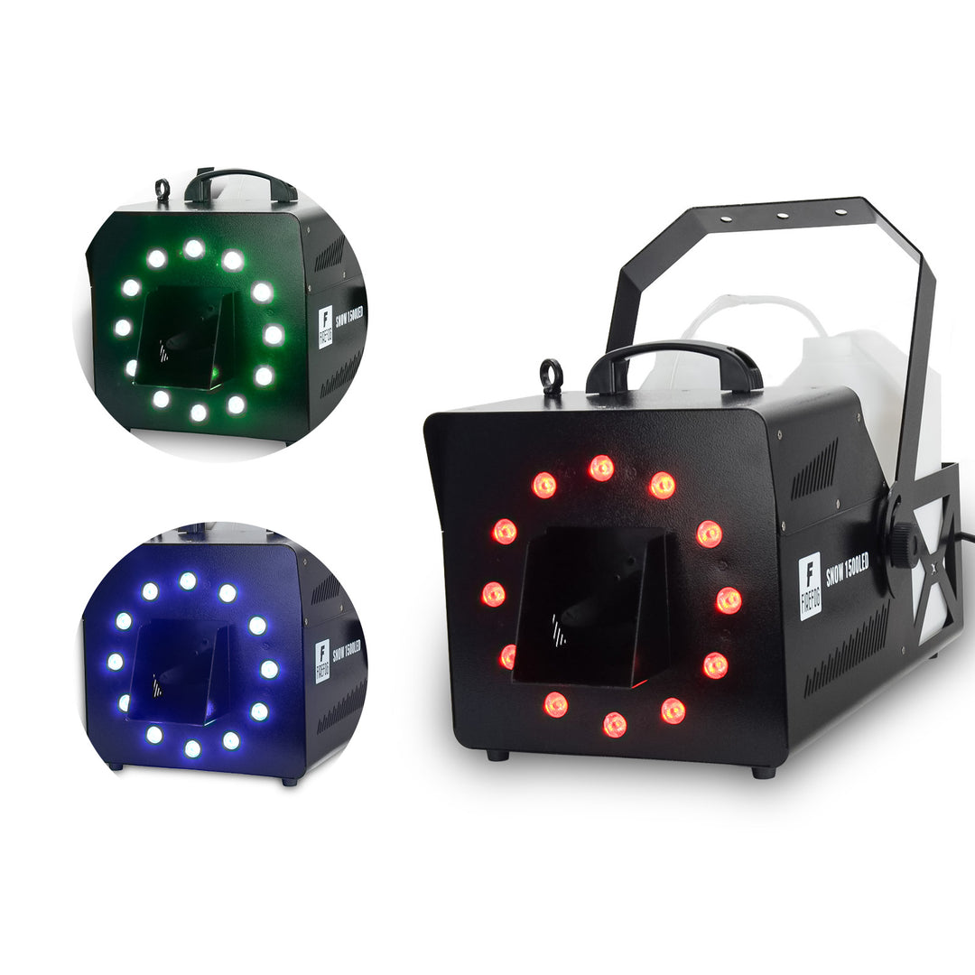 Firefog Snow 1500LED máquinas de nieve 1500 W con RGB LED y DMX