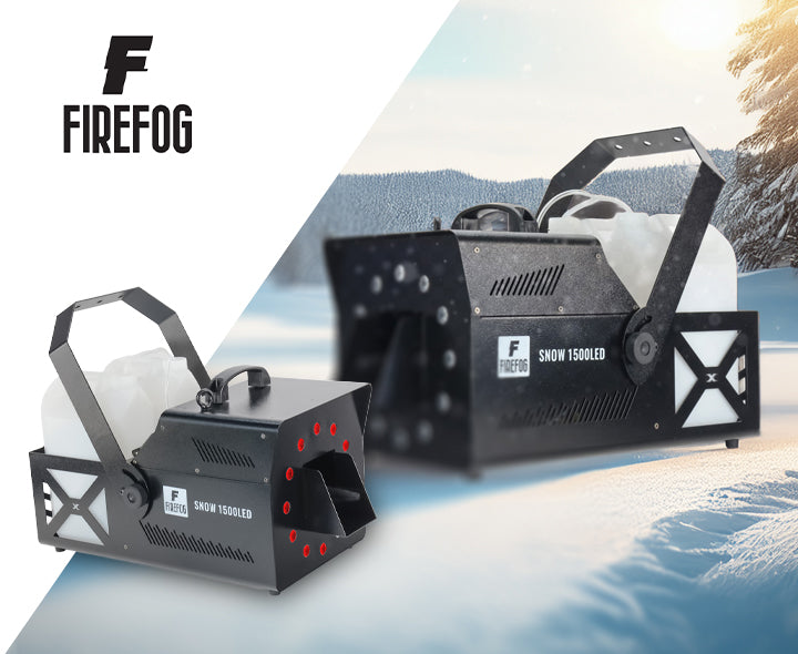 Firefog Snow 1500LED máquinas de nieve 1500 W con RGB LED y DMX