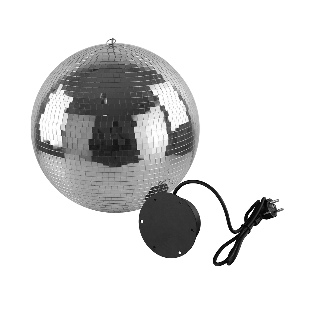 Bola de espejos de 20 cm con motor