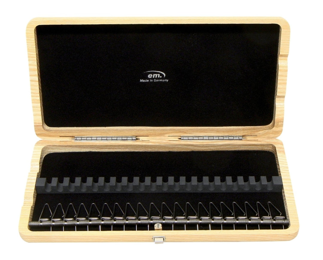 GEWA Estuche para cañas Oboe 20 tubos - Acabado lacado natural