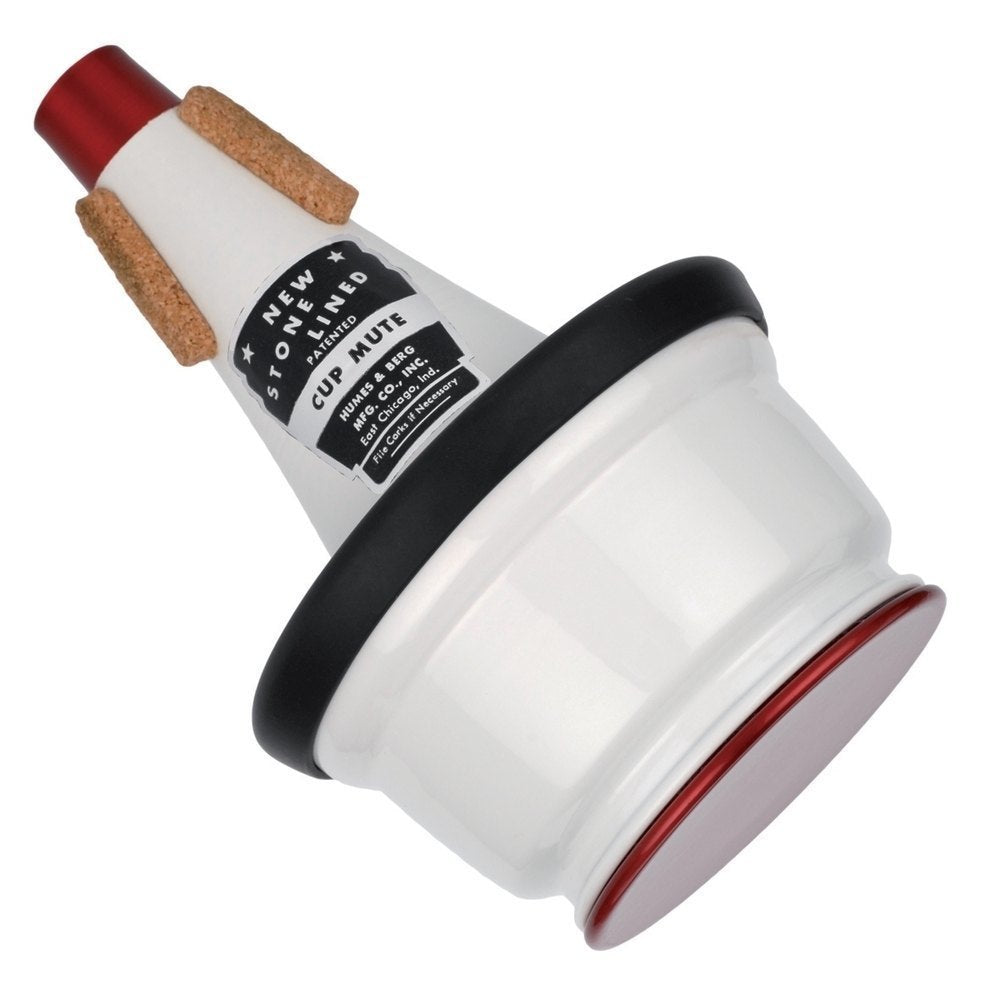 Humes & Berg Adjustable Cup 242 para trompeta, roja y blanca