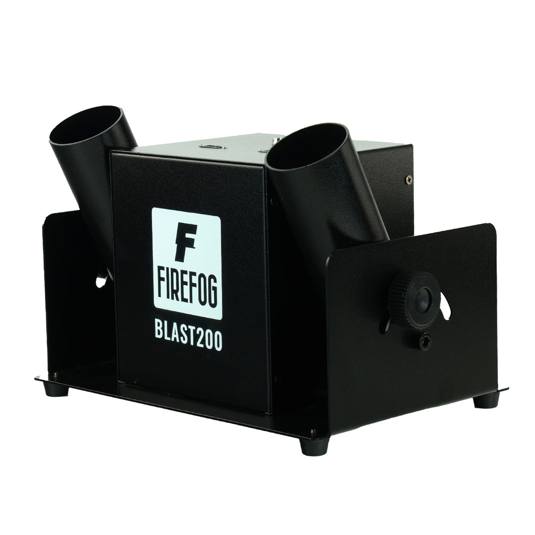 Firefog BLAST200 cañón de confeti eléctrico con dos tubos y mando a distancia