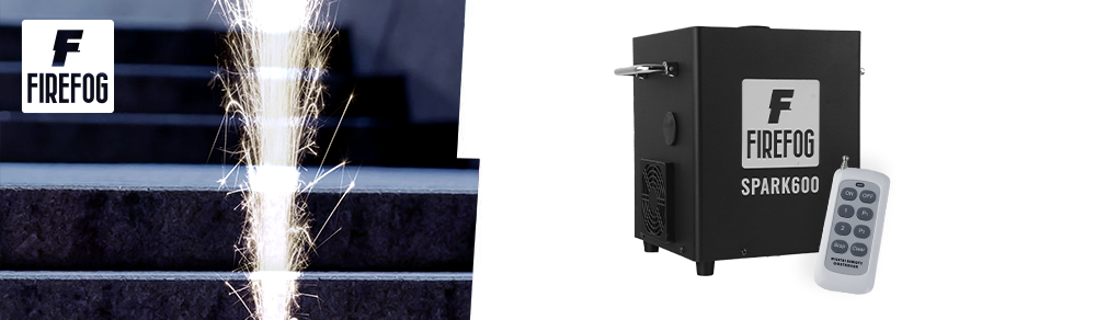 Firefog SPARK600 máquina de chispas con chispas frías y DMX