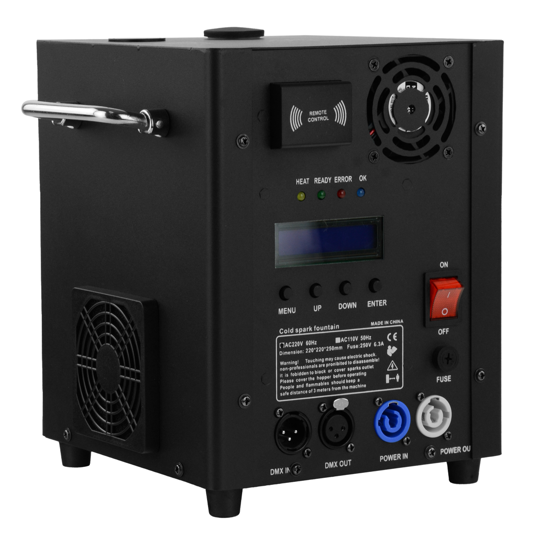 Firefog SPARK600 máquina de chispas con chispas frías y DMX